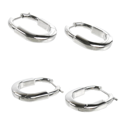 TIFFANY&Co. ティファニー K18WG ホワイトゴールド ロック スモール ピアス 74366244 8.1g レディース【中古】【美品】