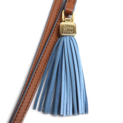MIUMIU ミュウミュウ レザー トリック バッグチャーム チャーム 5TL515_2IDW_F0NP5 レディース【中古】【美品】