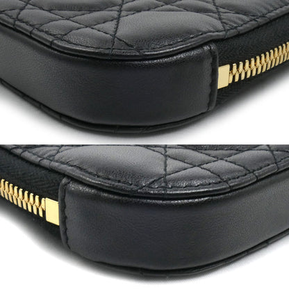 Dior ディオール レディディオール カナージュ フォンホルダー 2Wayショルダーバッグ ブラック S0872ONMJ_M900 レディース【中古】【美品】
