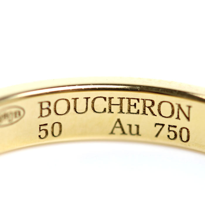 Boucheron ブシュロン K18YG イエローゴールド クルドパリ ミディアム リング・指輪 JAL00008 10号 50 3.5g レディース【中古】
