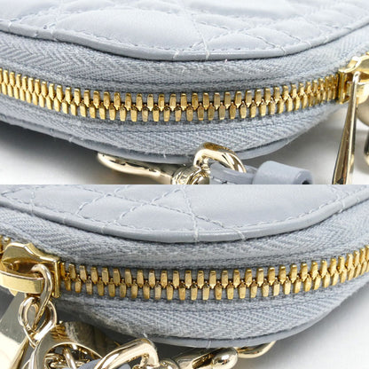 Dior ディオール レディディオール カナージュ フォンホルダー 2Wayショルダーバッグ クラウドブルー S0872ONMJ_M81B レディース【中古】