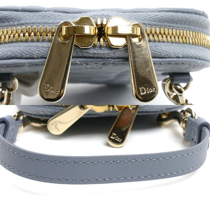 Dior ディオール レディディオール カナージュ フォンホルダー 2Wayショルダーバッグ クラウドブルー S0872ONMJ_M81B レディース【中古】