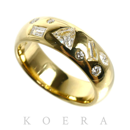 Gimel ギメル K18YG イエローゴールド リング・指輪 ダイヤモンド0.499ct 11号 8.1g レディース【中古】【美品】
