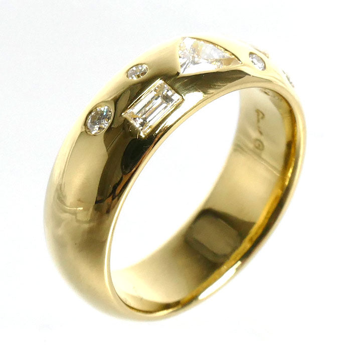 Gimel ギメル K18YG イエローゴールド リング・指輪 ダイヤモンド0.499ct 11号 8.1g レディース【中古】【美品】