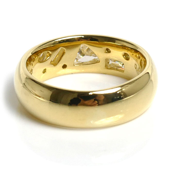 Gimel ギメル K18YG イエローゴールド リング・指輪 ダイヤモンド0.499ct 11号 8.1g レディース【中古】【美品】
