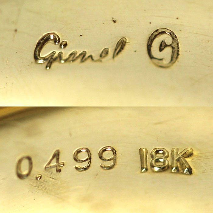Gimel ギメル K18YG イエローゴールド リング・指輪 ダイヤモンド0.499ct 11号 8.1g レディース【中古】【美品】
