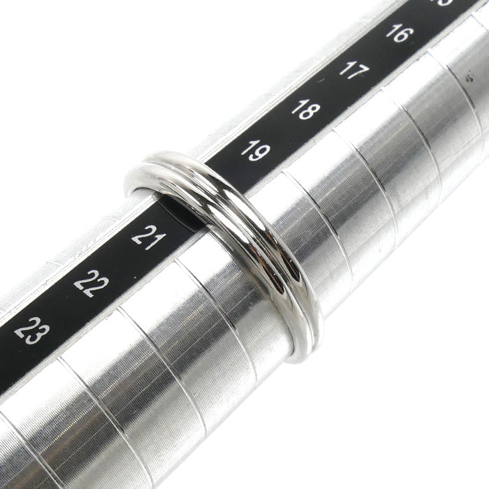 MIKIMOTO ミキモト Pt950プラチナ リング・指輪 20号 6.4g メンズ【中古】【美品】