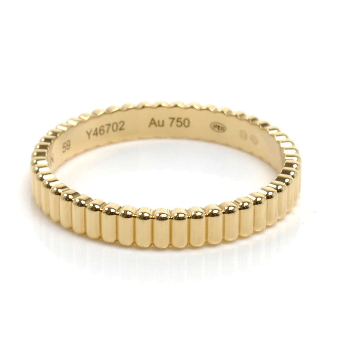 Boucheron ブシュロン K18YG イエローゴールド キャトル グログラン リング・指輪 JAL01169 18.5号 59 3.6g メンズ【中古】