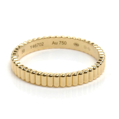 Boucheron ブシュロン K18YG イエローゴールド キャトル グログラン リング・指輪 JAL01169 18.5号 59 3.6g メンズ【中古】