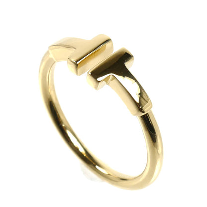 TIFFANY&Co. ティファニー K18YG イエローゴールド Tワイヤー リング・指輪 60147346 9号 3.1g レディース【中古】【美品】