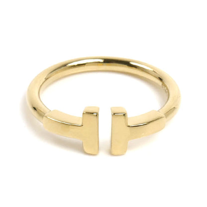 TIFFANY&Co. ティファニー K18YG イエローゴールド Tワイヤー リング・指輪 60147346 9号 3.1g レディース【中古】【美品】