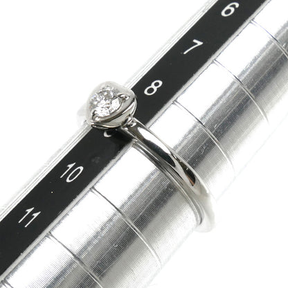 CARTIER カルティエ K18WG ホワイトゴールド ディアマン レジェ ドゥ カルティエ ハート 1Pダイヤ リング・指輪 ダイヤモンド 8.5号 49 2.5g レディース【中古】【美品】