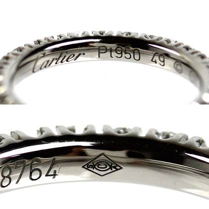 CARTIER カルティエ Pt950プラチナ エタンセル ドゥ カルティエ フルエタニティ リング・指輪 B4087149 ダイヤモンド 8.5号 49 3.2g レディース【中古】【美品】