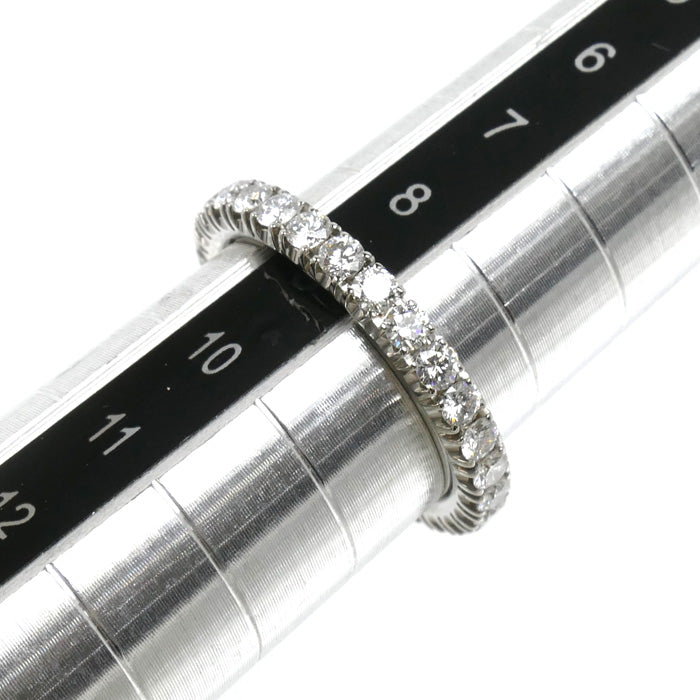 CARTIER カルティエ Pt950プラチナ エタンセル ドゥ カルティエ フルエタニティ リング・指輪 B4087149 ダイヤモンド 8.5号 49 3.2g レディース【中古】【美品】