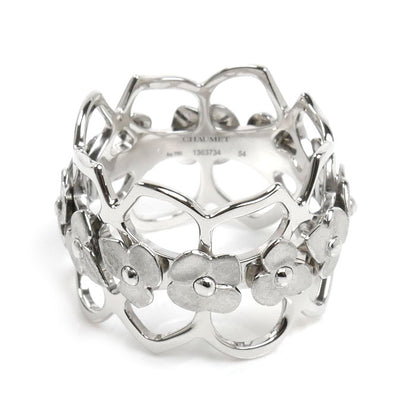 Chaumet ショーメ K18WG ホワイトゴールド オルタンシア リング・指輪 14号 54 8.1g レディース【中古】【美品】