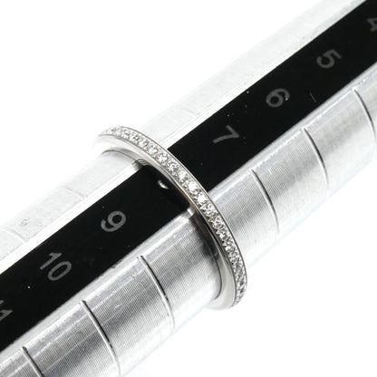 BVLGARI ブルガリ K18WG ホワイトゴールド ローマアモール リング・指輪 361033 ダイヤモンド 8号 48 2.0g ハーフエタニティ レディース【中古】【美品】