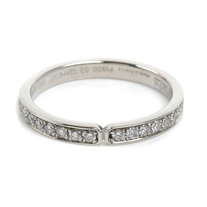 HERMES エルメス Pt950プラチナ エヴァーケリー リング・指輪 H119668B ダイヤモンド0.51ct 13号 53 3.2g レディース【中古】【美品】