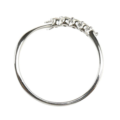 STAR JEWELRY スタージュエリー Pt950プラチナ リング・指輪 ダイヤモンド0.17ct 15号 2.5g レディース【中古】【美品】