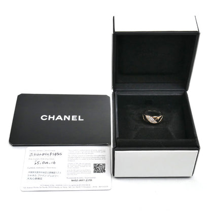 CHANEL シャネル K18PG ピンクゴールド ココクラッシュ リング・指輪 J13162 ダイヤモンド 10号 50 8.5g レディース【中古】【美品】