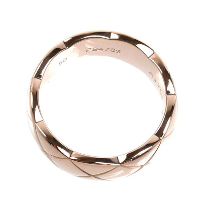 CHANEL シャネル K18PG ピンクゴールド ココクラッシュ リング・指輪 J13162 ダイヤモンド 10号 50 8.5g レディース【中古】【美品】