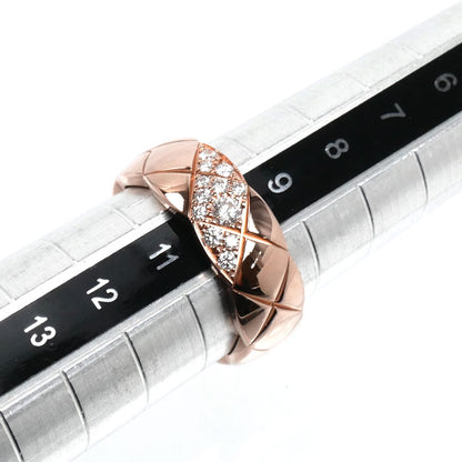 CHANEL シャネル K18PG ピンクゴールド ココクラッシュ リング・指輪 J13162 ダイヤモンド 10号 50 8.5g レディース【中古】【美品】