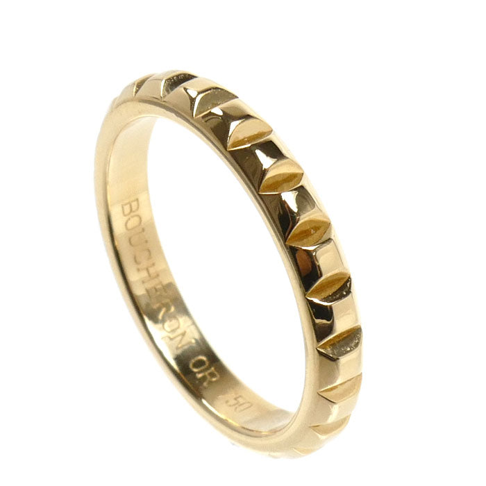Boucheron ブシュロン K18YG イエローゴールド クルドパリ ミディアム リング・指輪 JAL00008 10号 50 3.4g レディース【中古】