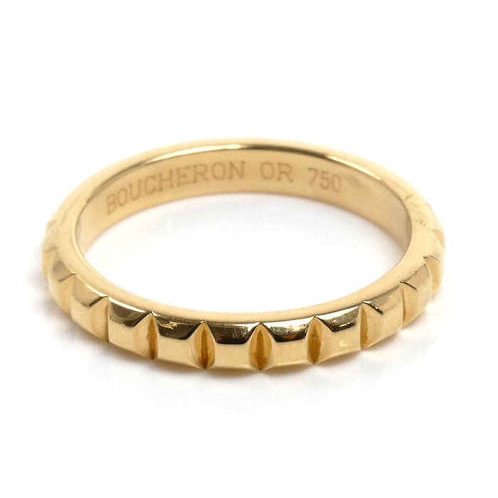 Boucheron ブシュロン K18YG イエローゴールド クルドパリ ミディアム リング・指輪 JAL00008 10号 50 3.4g レディース【中古】