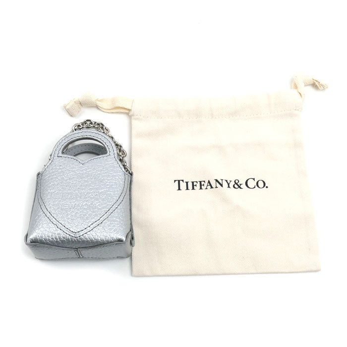 TIFFANY&Co. ティファニー レザー リターン トゥ ティファニー ナノバッグ チャーム ミニハート バッグチャーム レディース【中古】【美品】