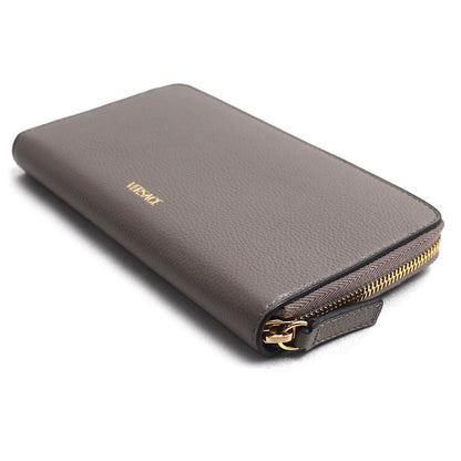 VERSACE ヴェルサーチ ヴィルトゥス 長財布 ラウンドファスナー グレー 1006263 1A04093 1E69V レディース【中古】【美品】