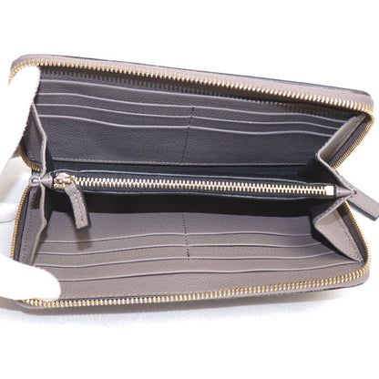 VERSACE ヴェルサーチ ヴィルトゥス 長財布 ラウンドファスナー グレー 1006263 1A04093 1E69V レディース【中古】【美品】
