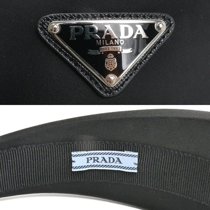 PRADA プラダ ナイロン カチューシャ トライアングルロゴ ヘアアクセサリー 1IH016 レディース【中古】【美品】