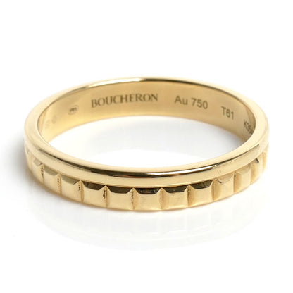 Boucheron ブシュロン K18YG イエローゴールド キャトル ラディアント リング・指輪 JAL0025 20.5号 61 4.6g メンズ【中古】