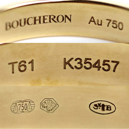 Boucheron ブシュロン K18YG イエローゴールド キャトル ラディアント リング・指輪 JAL0025 20.5号 61 4.6g メンズ【中古】