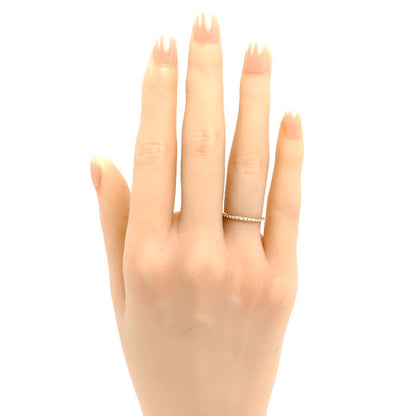 TIFFANY&Co. ティファニー K18PG ピンクゴールド メトロ フルサークル リング・指輪 ダイヤモンド 6.5号 0.9g レディース【中古】