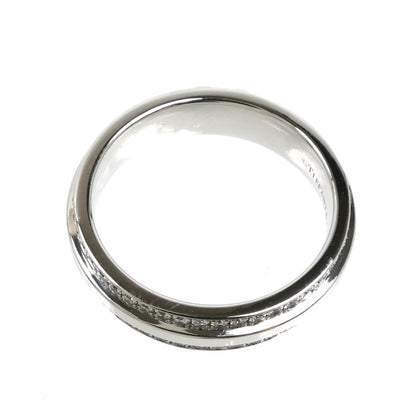 TIFFANY&Co. ティファニー K18WG ホワイトゴールド T TWOナロー リング・指輪 60151469 ダイヤモンド 10号 5.3g レディース【中古】【美品】