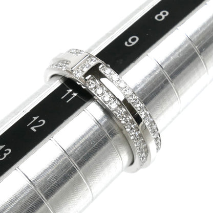 TIFFANY&Co. ティファニー K18WG ホワイトゴールド T TWOナロー リング・指輪 60151469 ダイヤモンド 10号 5.3g レディース【中古】【美品】