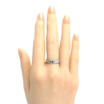 TIFFANY&Co. ティファニー K18WG ホワイトゴールド T TWOナロー リング・指輪 60151469 ダイヤモンド 10号 5.3g レディース【中古】【美品】