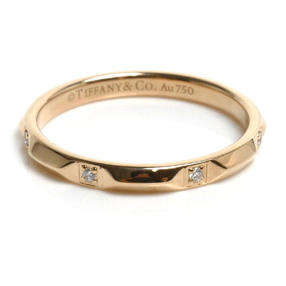 TIFFANY&Co. ティファニー K18PG ピンクゴールド トゥルー リング・指輪 67133927 21号 3.8g メンズ【中古】