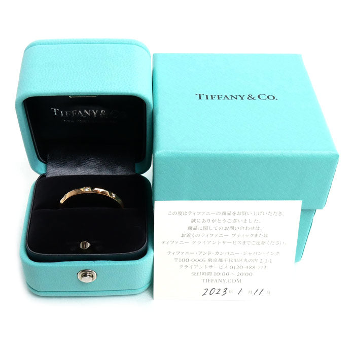 TIFFANY&Co. ティファニー K18PG ピンクゴールド トゥルー リング・指輪 67133927 21号 3.8g メンズ【中古】