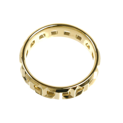 TIFFANY&Co. ティファニー K18YG イエローゴールド Tトゥルー ワイドリング リング・指輪 62508817 14号 5.2g レディース【中古】【美品】