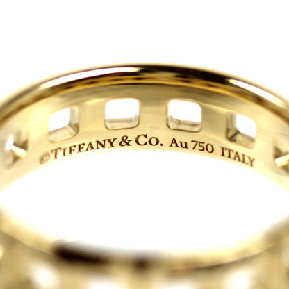 TIFFANY&Co. ティファニー K18YG イエローゴールド Tトゥルー ワイドリング リング・指輪 62508817 14号 5.2g レディース【中古】【美品】