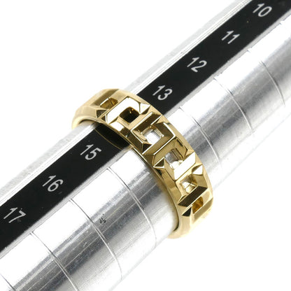 TIFFANY&Co. ティファニー K18YG イエローゴールド Tトゥルー ワイドリング リング・指輪 62508817 14号 5.2g レディース【中古】【美品】