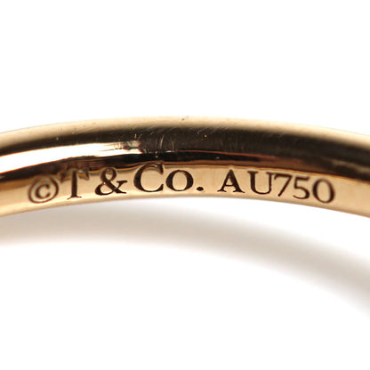 TIFFANY&Co. ティファニー K18PG ピンクゴールド Tワイヤー リング・指輪 60147315 ダイヤモンド 11号 2.4g レディース【中古】