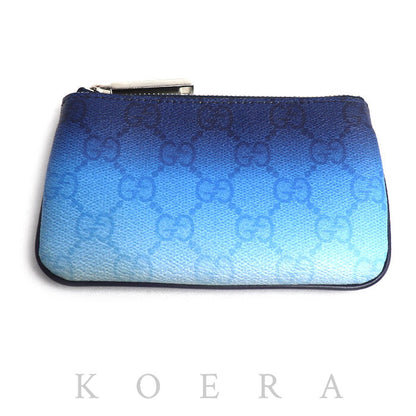 GUCCI グッチ GGスプリーム コインケース ブルー 835703 ユニセックス【中古】