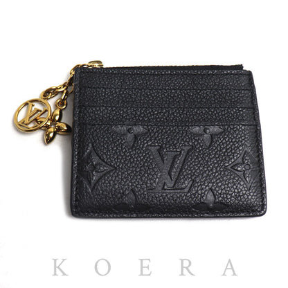 LOUIS VUITTON ルイ・ヴィトン ポルトカルトフローラ コインケース モノグラムアンプラント ノワール M82639 ICチップ レディース【中古】
