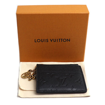 LOUIS VUITTON ルイ・ヴィトン ポルトカルトフローラ コインケース モノグラムアンプラント ノワール M82639 ICチップ レディース【中古】