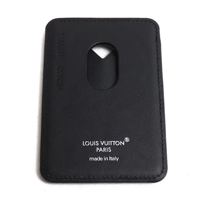 LOUIS VUITTON ルイ・ヴィトン ポルトカルト マグネット カードケース エクリプス ブラック M12602 ME0255 メンズ【中古】【美品】