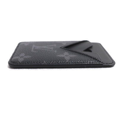 LOUIS VUITTON ルイ・ヴィトン ポルトカルト マグネット カードケース エクリプス ブラック M12602 ME0255 メンズ【中古】【美品】