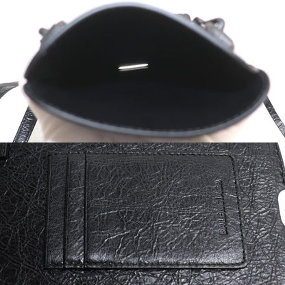 BALENCIAGA バレンシアガ Le City バーティカル フォンホルダー ショルダーバッグ ブラック 8465792ABFY1000 レディース【中古】【美品】