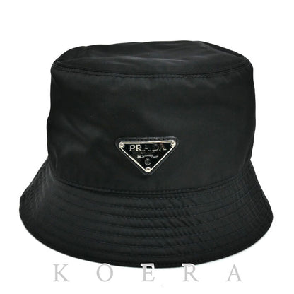 PRADA プラダ Re-Nylon バケットハット ハット ブラック 1HC137_2DMI_F0002 S ユニセックス【中古】【美品】